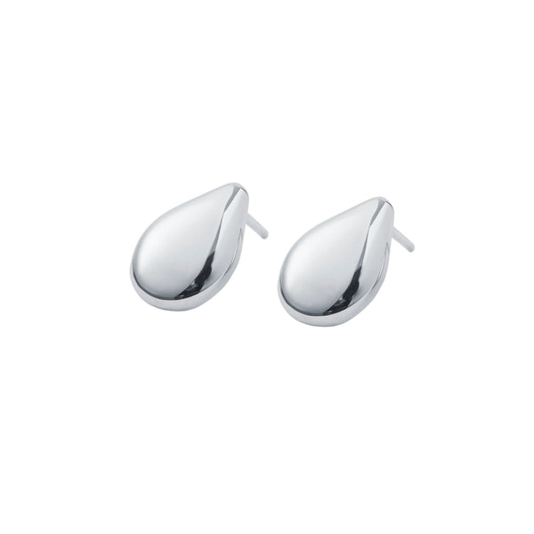 Medium Button Raindrop Earrings -  Chorthip