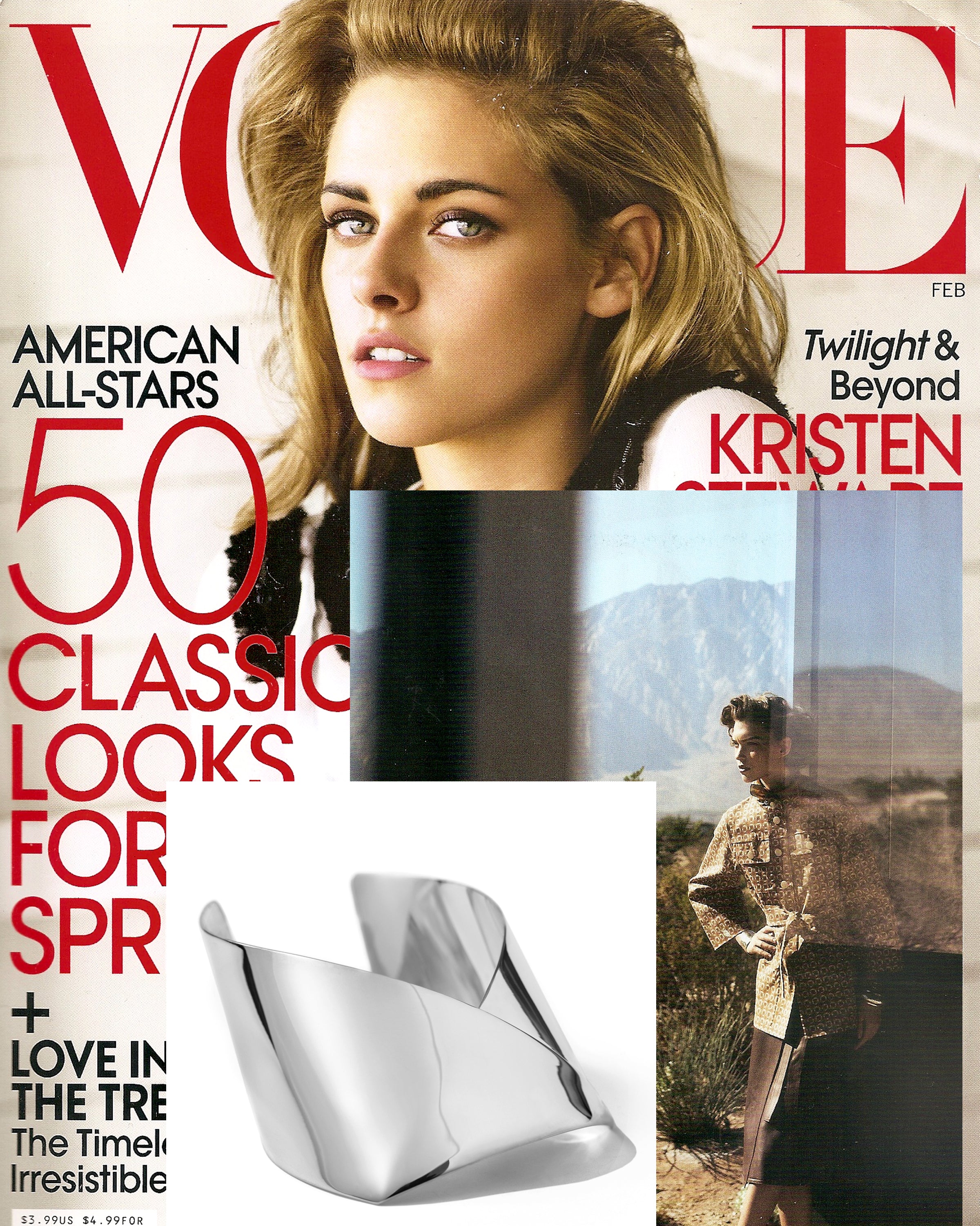 Fold Bangle featured in Vogue