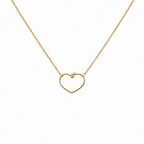 Silver Heart Knot Pendant by Chorthip featuring a delicate intertwined heart design on a fine chain.