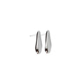 Chorthip Little Raindrop earrings featuring small, shiny raindrop-shaped pendants on delicate hooks.