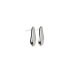 Chorthip Little Raindrop earrings featuring small, shiny raindrop-shaped pendants on delicate hooks.