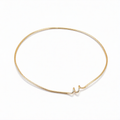 Chorthip Helix Spiral Bangle earrings featuring twisted metal design with a sleek, modern spiral shape in silver tone.
