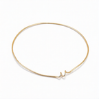 Chorthip Helix Spiral Bangle earrings featuring twisted metal design with a sleek, modern spiral shape in silver tone.