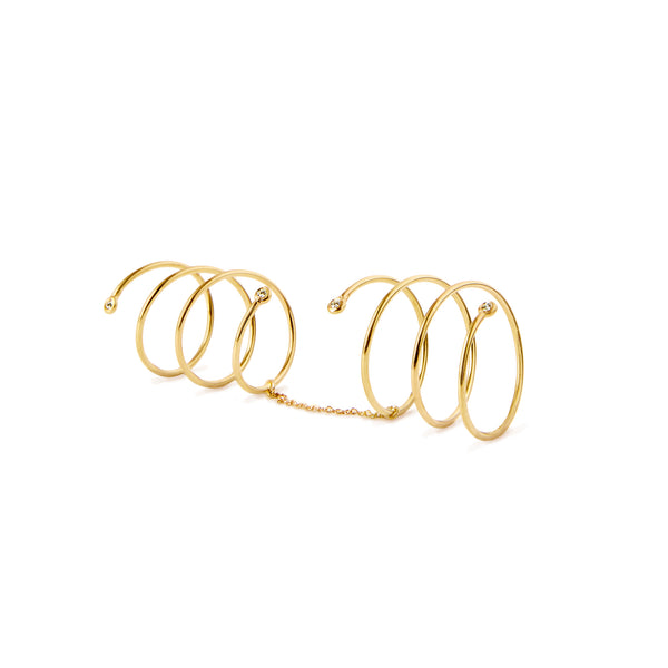 Helix Double Spiral Rings - Ring Chorthip