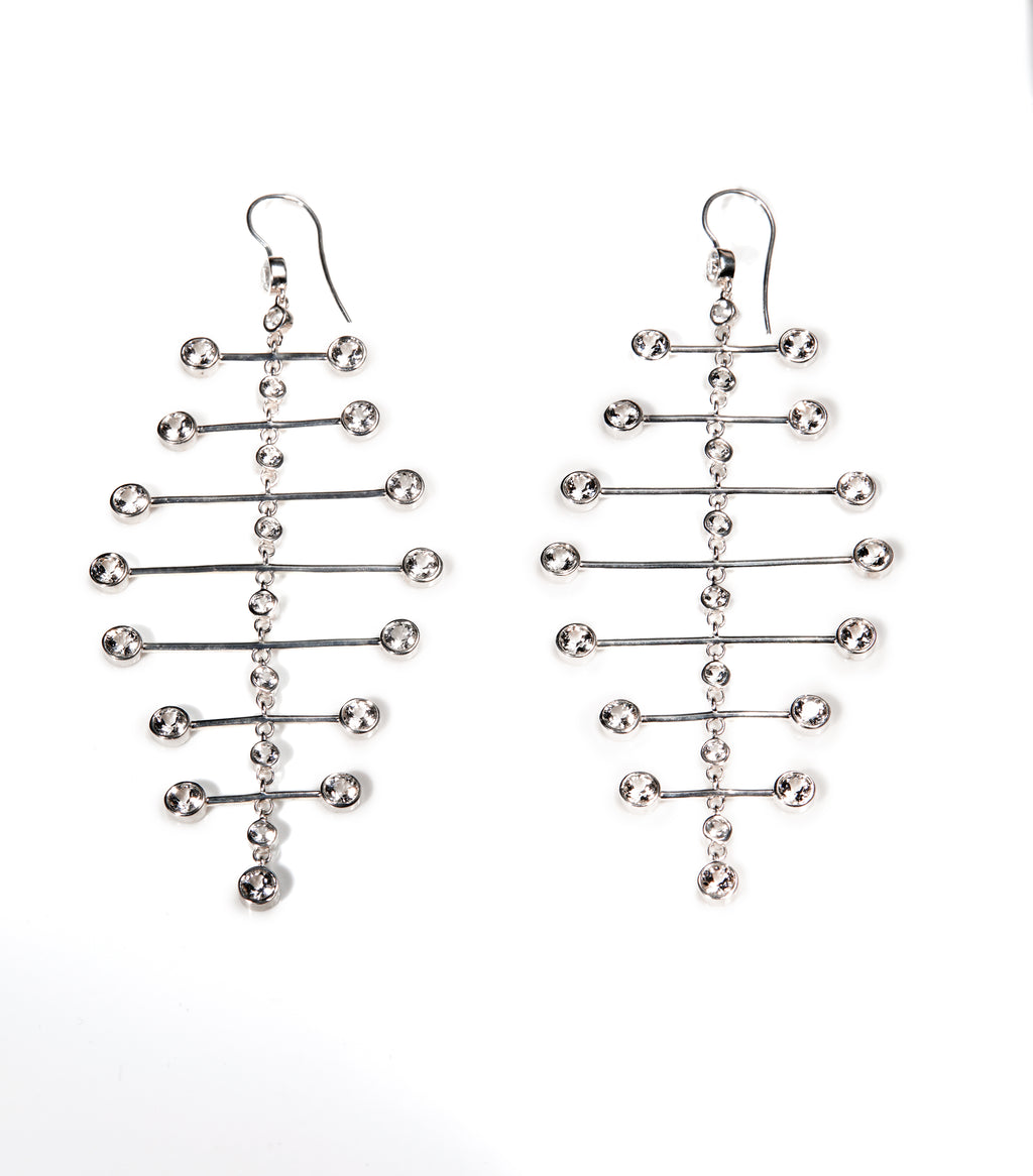 Chorthip Arisa Twilight Mobile earrings featuring delicate, dangling design with twilight-themed details in a stylish jewelry piece