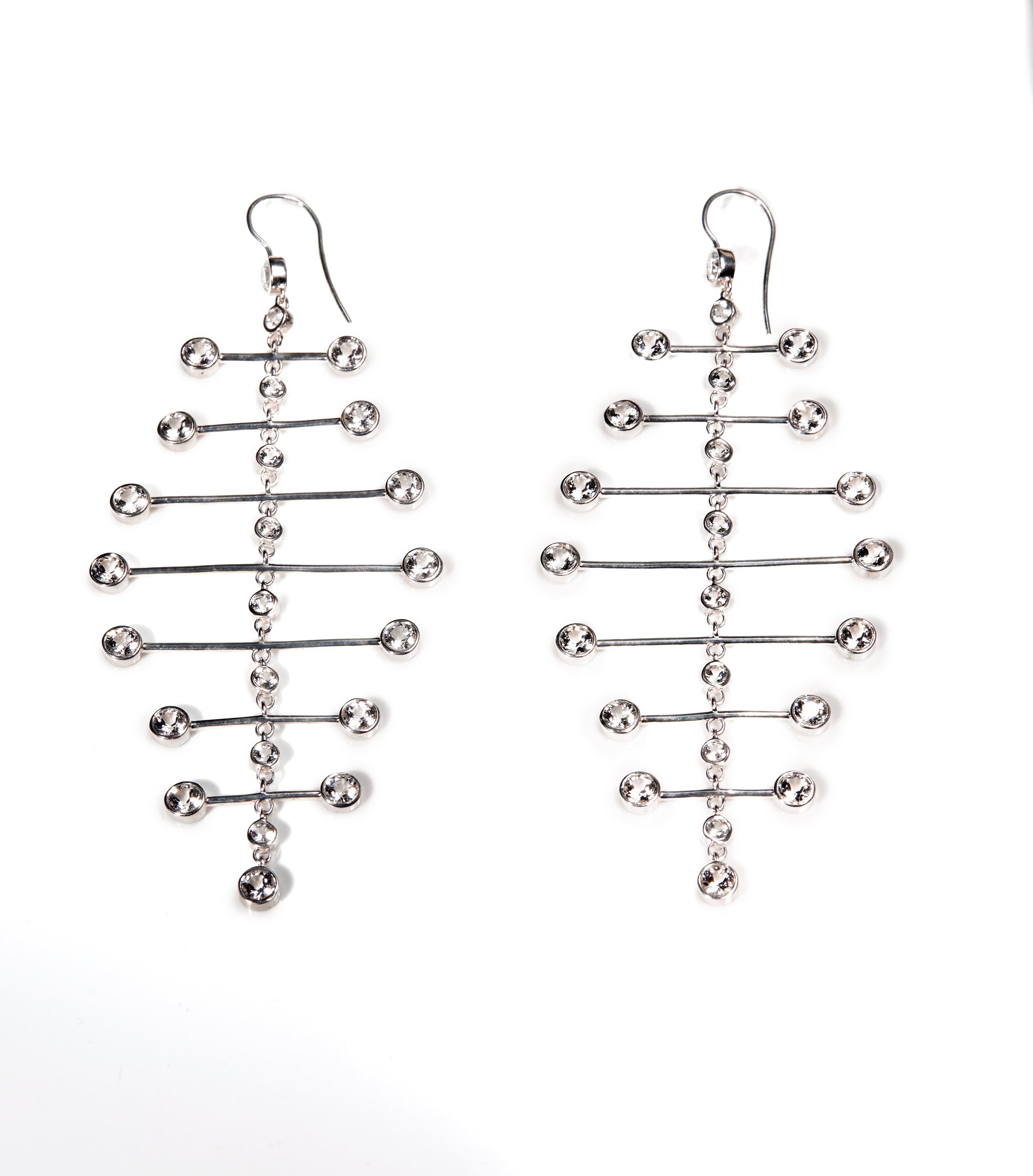 Chorthip Arisa Twilight Mobile earrings featuring delicate, dangling design with twilight-themed details in a stylish jewelry piece