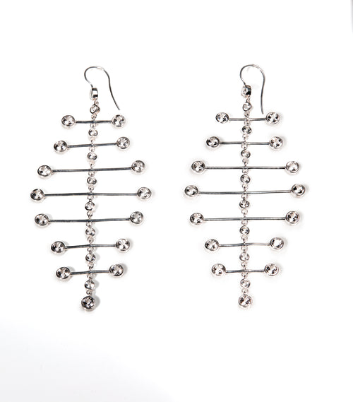 Chorthip Arisa Twilight Mobile earrings featuring delicate, intricate design with hanging elements, crafted for elegant style.