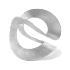 Chorthip Möbius Bangle featuring a sleek, modern design with a smooth, polished surface and open circular shape.