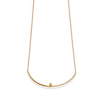 Silver Helix Moon pendant necklace by Chorthip featuring a spiral design, close-up image showing detailed craftsmanship.