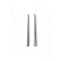 Long Raindrop Earrings by Chorthip featuring sleek, elongated drop designs with a polished finish.